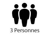 3 personnes